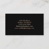 verloving belt huwelijkscommissaris visitekaartje (Achterkant)