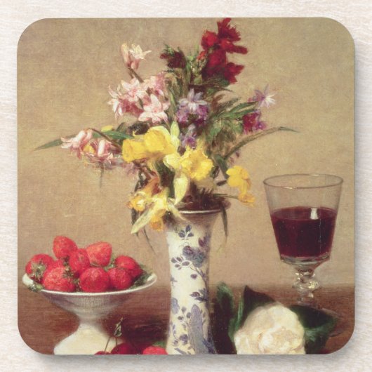 Verloving Bouquet Bier Onderzetter (Voorkant)