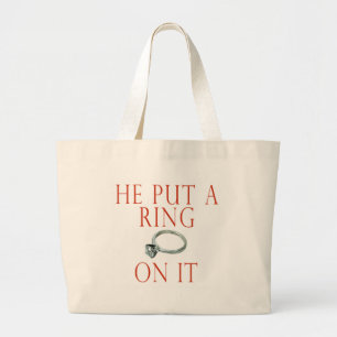 Verloving Bride Canvas tas