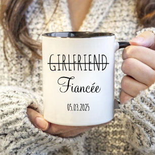 Verloving cadeau voor het paar, Vriendin verloofde Mok