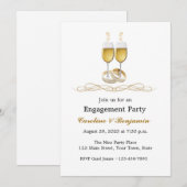 Verloving Champagne Kaart (Voorkant / Achterkant)