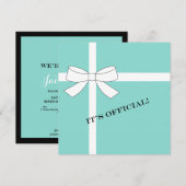 VERLOVING Dinner Party van BRIDE & CO Wedding Suit Kaart (Voorkant / Achterkant)