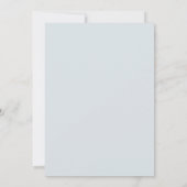 Verloving | Dusty Blue en Violet Foliage Kaart (Achterkant)