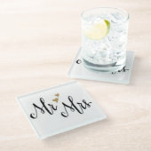 Verloving en bruiloft Onderzetters (Schuin)