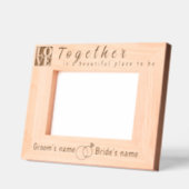 Verloving en Passen getrouwd liefde en trouwringen Gegraveerde Lijstjes (Links)