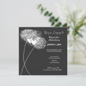 Verloving Fireworks Invitation Kaart (Staand voorkant)