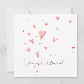 Verloving Fireworks Invitation Kaart (Achterkant)