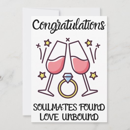 Verloving Gefeliciteerd Kaarten (Voorkant)