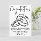 Verloving Gefeliciteerd Kaarten (Staand voorkant)