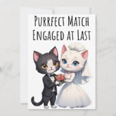 Verloving Gefeliciteerd Kaarten Cat Lovers Kaart (Voorkant)