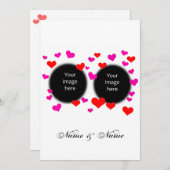 Verloving hart kaart (Voorkant / Achterkant)