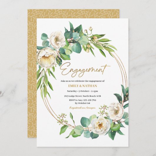 Verloving Kaart (Voorkant / Achterkant)