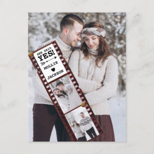 Verloving kondiging: Ja Foto Briefkaart