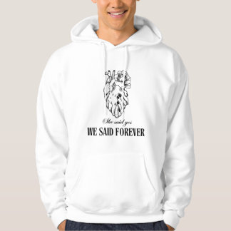 Verloving Love Hoodie - Ze zei ja, we zeiden voor
