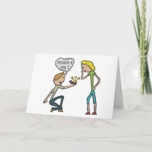 Verloving Marry Me Kaart