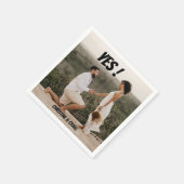 Verloving Photo Party servetten (Hoek)