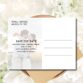 Verloving Photo Wedding Save the Date Aankondigingskaart