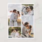 Verloving Photo Wedding Save the Date Aankondigingskaart (Voorkant)