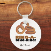 Verloving Ring-a-Ding-Wedding Sleutelhanger (Achterkant)