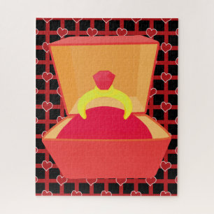 Verloving Ring Jigzaag Puzzle Legpuzzel