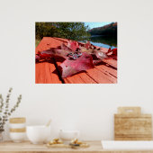 Verloving Ring op een volgend lef Poster (Keuken)