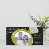 Verloving Ring Photo Aankondiging (Staand voorkant)