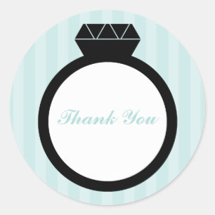 Verloving Ring Wedding Seals Ronde Sticker