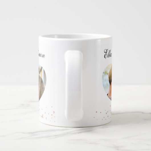 Verloving Script Elegant Extra Grote Beker (Achterkant)