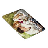 Verloving sparen de Datum Moderne Foto Magneet (Rechterzijde)