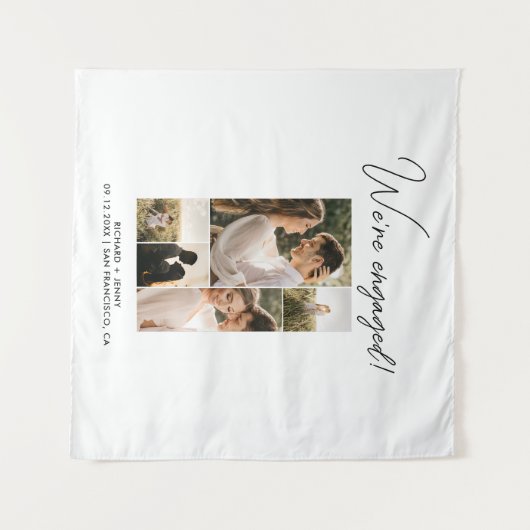 Verloving Sweet Memory Tapestry Wandkleed (Voorkant (horizontaal))