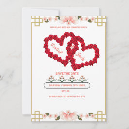 verloving uitnodigingskaartGrootte: 5 "x 7" Kaart