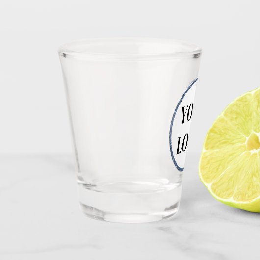 Verloving Uniek Uniek Gepersonaliseerd Toevoegen L Shot Glas (Links)