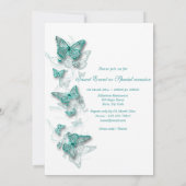 verloving van aqua White Kaart (Achterkant)