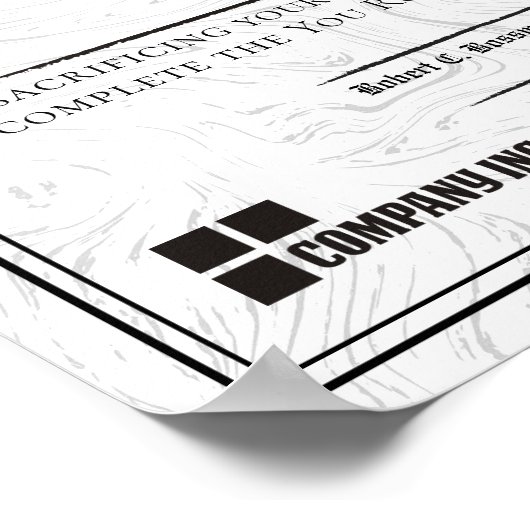 Verloving van werknemers die te laat uitgereikt ce poster (Hoek)