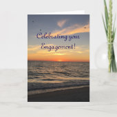 Verloving vieren, gevouwen Wenskaart Kaart (Voorkant)