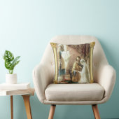 Verloving voor bruinhuwelijken kussen (Stoel)