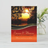 Verloving voor zonneschijnse Romance/weddenschap Kaart (Staand voorkant)