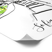 Verloving, voorstel, verjaardagsgeschenk poster (Hoek)