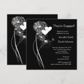 Verloving Vuurwerk Uitnodiging (Voorkant / Achterkant)