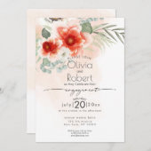 VERLOVING | Waterverf bloesems en afval Kaart (Voorkant / Achterkant)