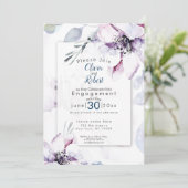 VERLOVING | Waterverf bloesems en afval Kaart (Staand voorkant)