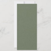 VERLOVING WATERVERF COOL LEAFY GREEN FOLIAGE KAART (Achterkant)