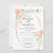 VERLOVING | Waterverf Pastel Spring Flowers Kaart (Voorkant)