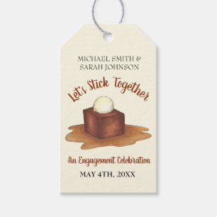 Verloving Wedding Party Sticky Toffee Pudding Cadeaulabel