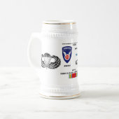 Verlovingen van de 11e luchtvaartsector bierpul (Voorkant links)