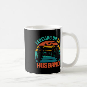 Verlovings T-shirt voor bruidegom videogame liefhe Koffiemok