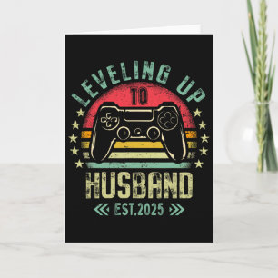 Verlovings T-shirt voor gamer bruidegom die naar h Kaart