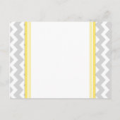 Verlovingsaankondiging kaart citroengrijs (Achterkant)