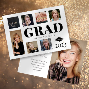 Verlovingsaankondiging met foto collage kaart