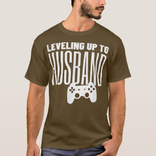 Verlovingscadeau voor bruidegom echtgenoot vrijgez t-shirt